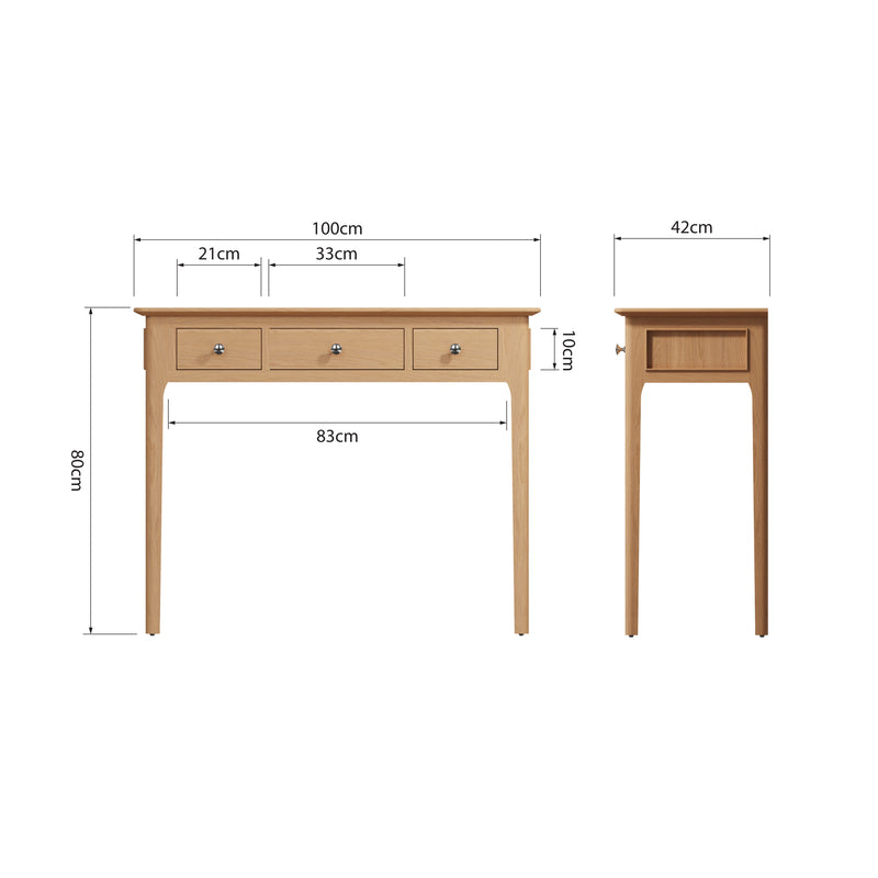 Tansley Dressing Table available at Hunters Furniture Derby