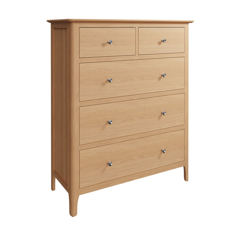 Tansley Jumbo 2 Over 3 Chest of Drawers available at Hunters Furniture Derby