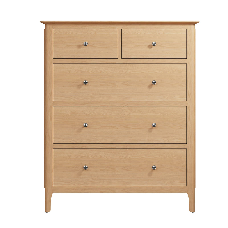Tansley Jumbo 2 Over 3 Chest of Drawers available at Hunters Furniture Derby