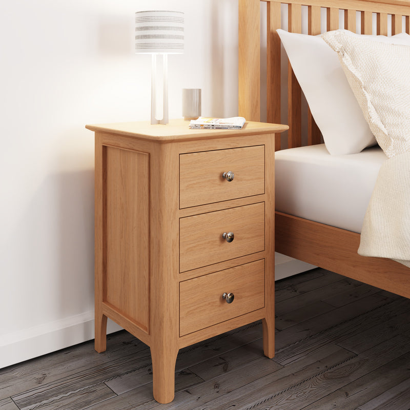Tansley Large Bedside Cabinet available at Hunters Furniture Derby