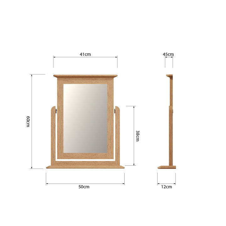 Tansley Trinket Mirror available at Hunters Furniture Derby